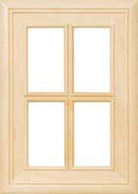 Monterey french lite glass cabinet door with beaded detail and curved edges