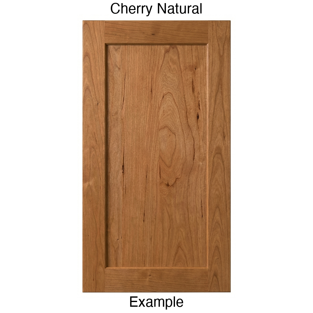 Oakley Recessed Panel Cabinet Door in Cherry Natural