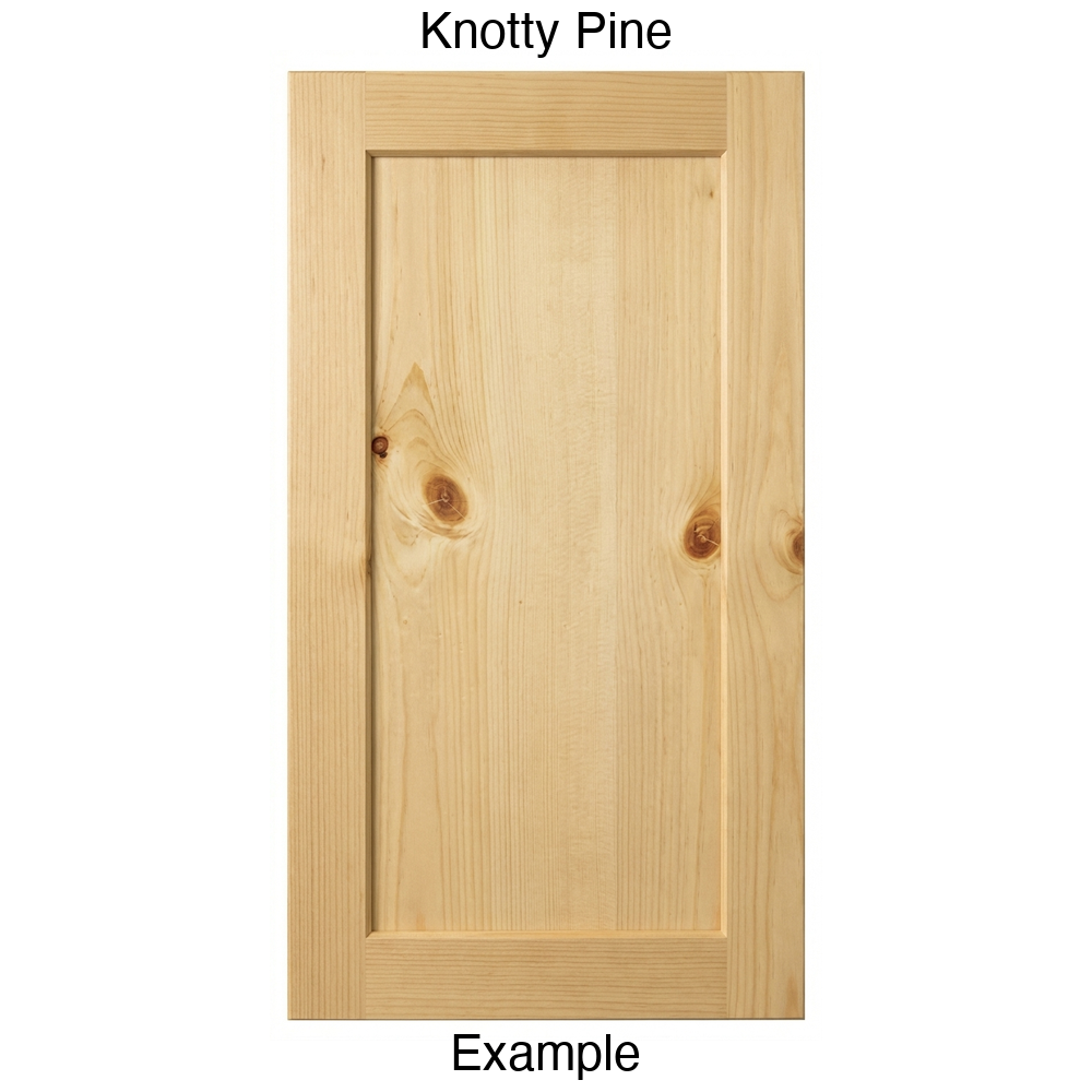 Oakley Recessed Panel Cabinet Door in Knotty Pine