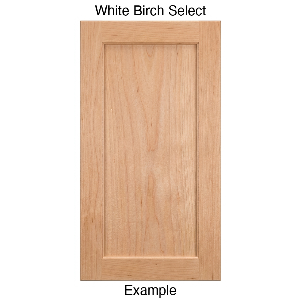 Oakley Recessed Panel Cabinet Door in White Birch Select