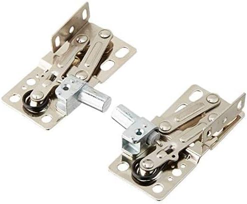 Pair of soft close tip tray hinges