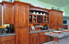 Built-in bar with Patriot cabinet doors