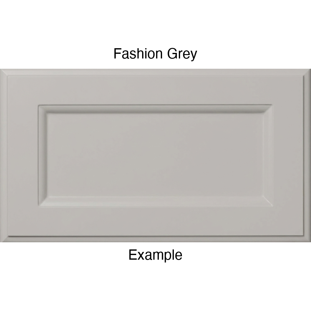 RR980 Thermofoil (Adobe Style) Drawer Front, Routed, in Fashion Grey