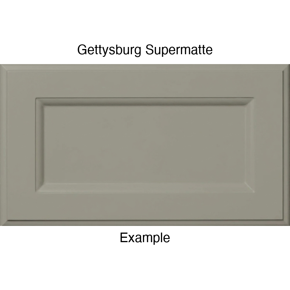 RR980 Thermofoil (Adobe Style) Drawer Front, Routed, in Gettysburg Supermatte