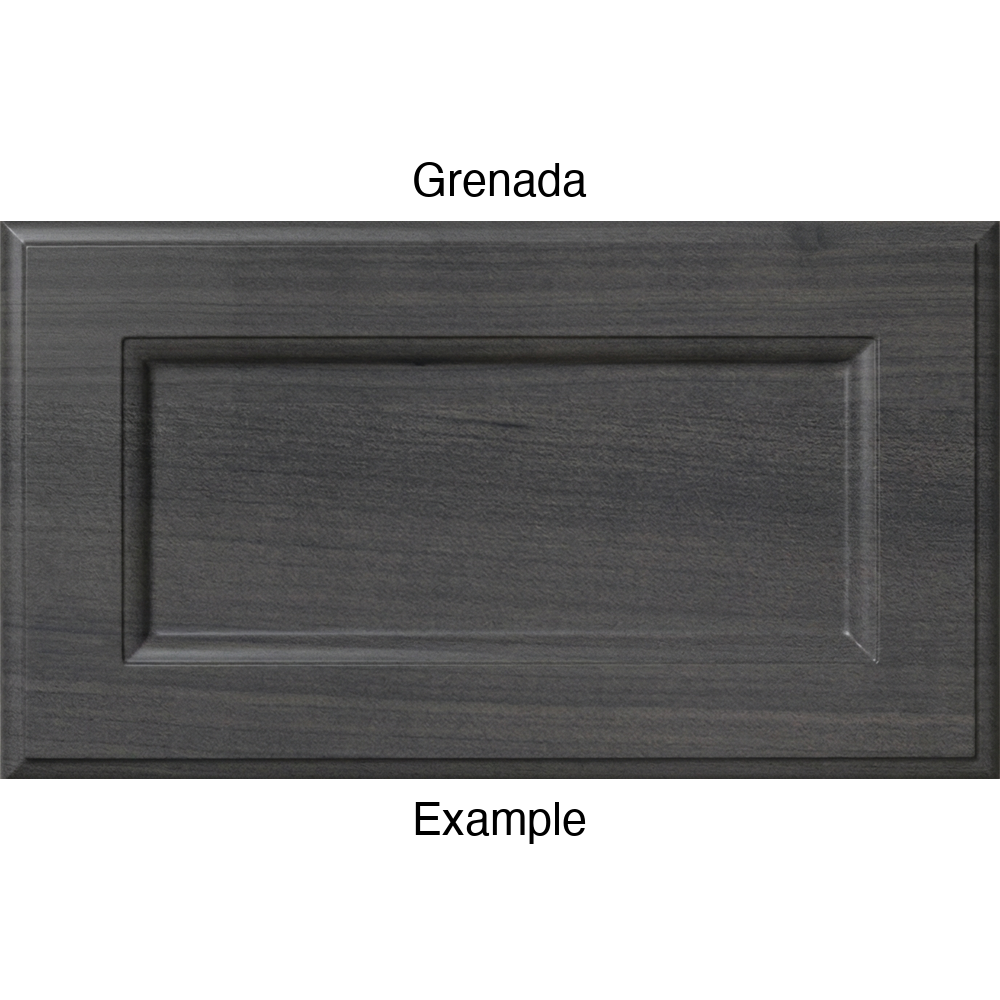 RR980 Thermofoil (Adobe Style) Drawer Front, Routed, in Grenada