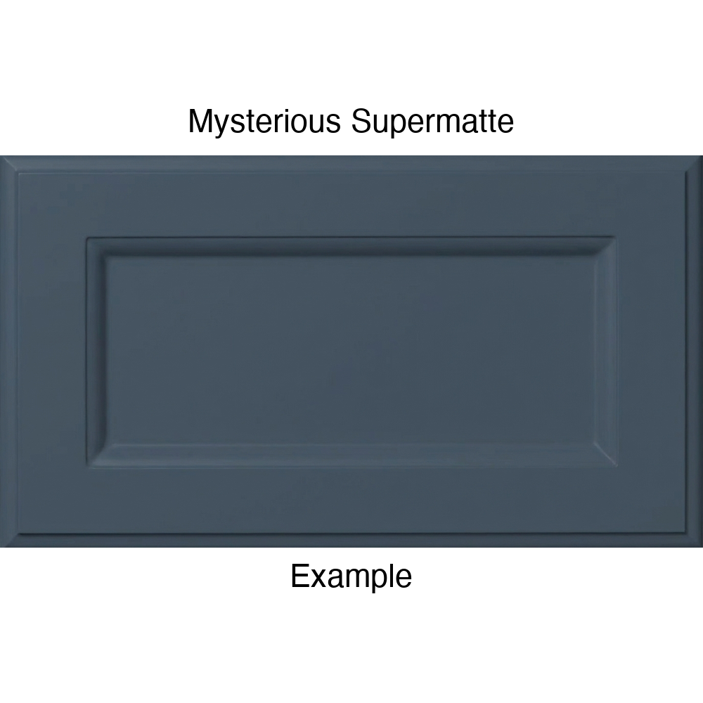 RR980 Thermofoil (Adobe Style) Drawer Front, Routed, in Mysterious Supermatte