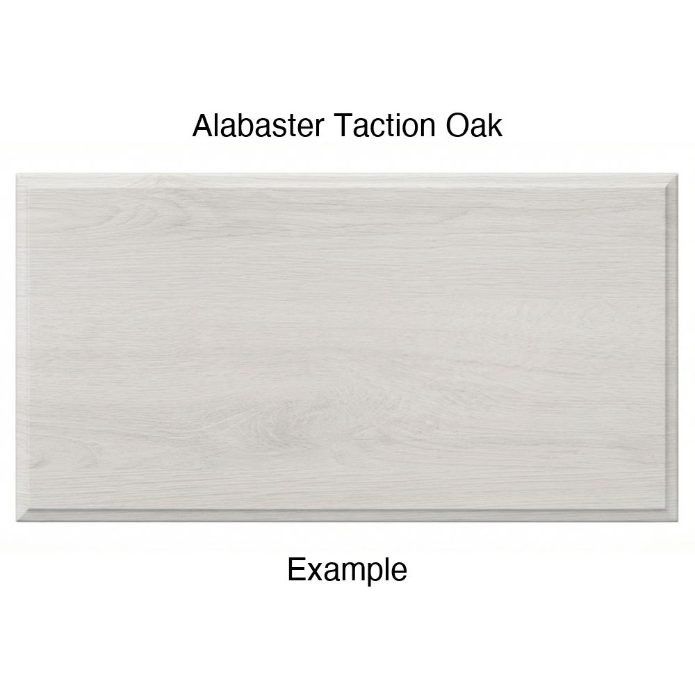 RR980 Thermofoil (Adobe Style) Drawer Front, Solid, in Alabaster Taction Oak