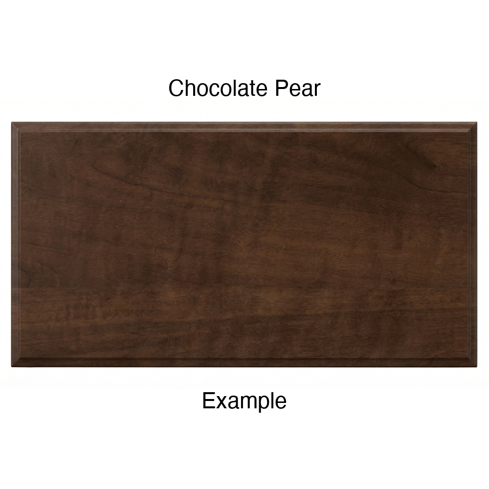 RR980 Thermofoil (Adobe Style) Drawer Front, Solid, in Chocolate Pear