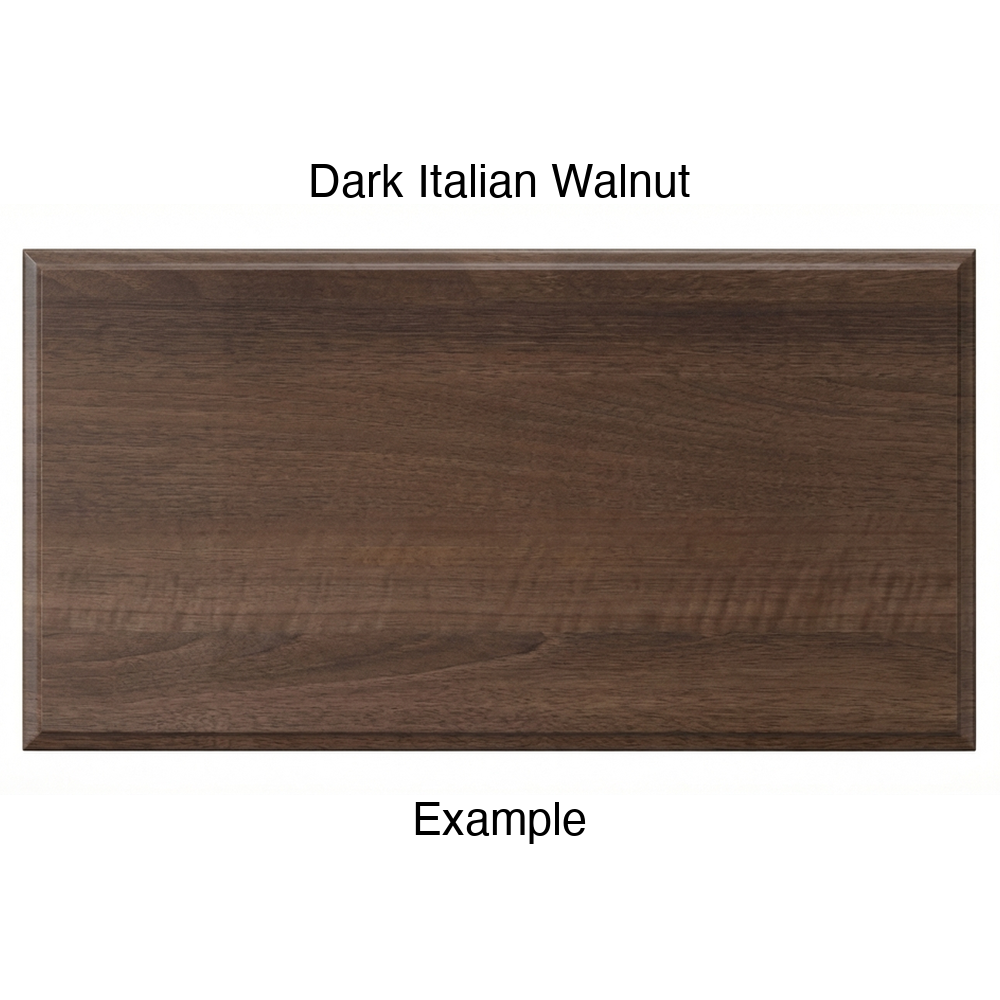 RR980 Thermofoil (Adobe Style) Drawer Front, Solid, in Dark Italian Walnut
