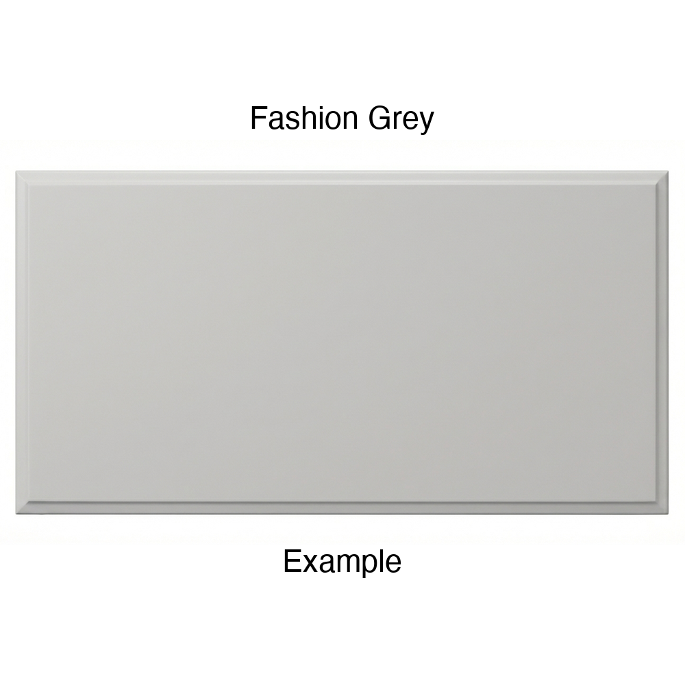 RR980 Thermofoil (Adobe Style) Drawer Front, Solid, in Fashion Grey