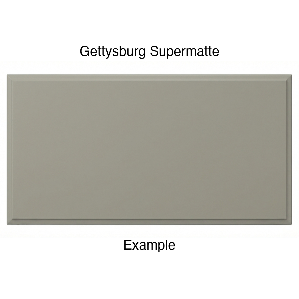 RR980 Thermofoil (Adobe Style) Drawer Front, Solid, in Gettysburg Supermatte
