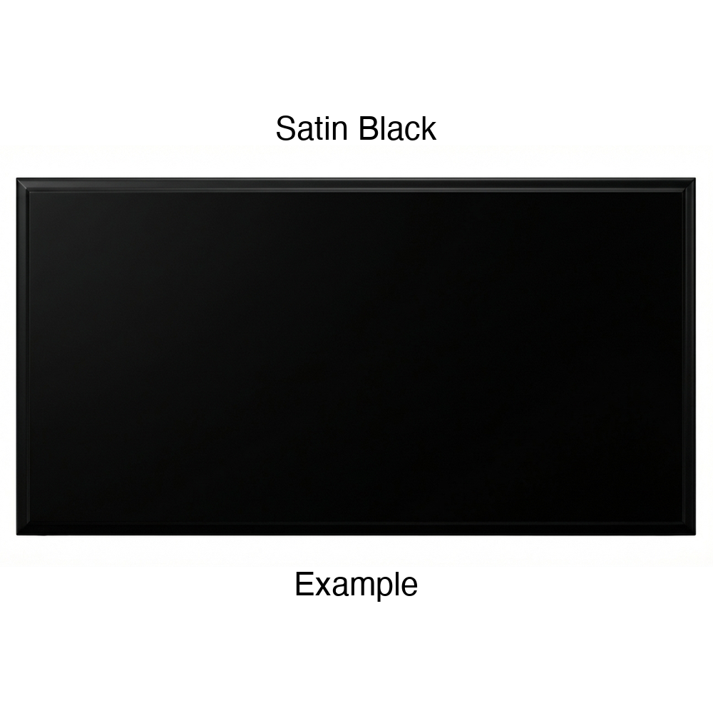 RR980 Thermofoil (Adobe Style) Drawer Front, Solid, in Satin Black
