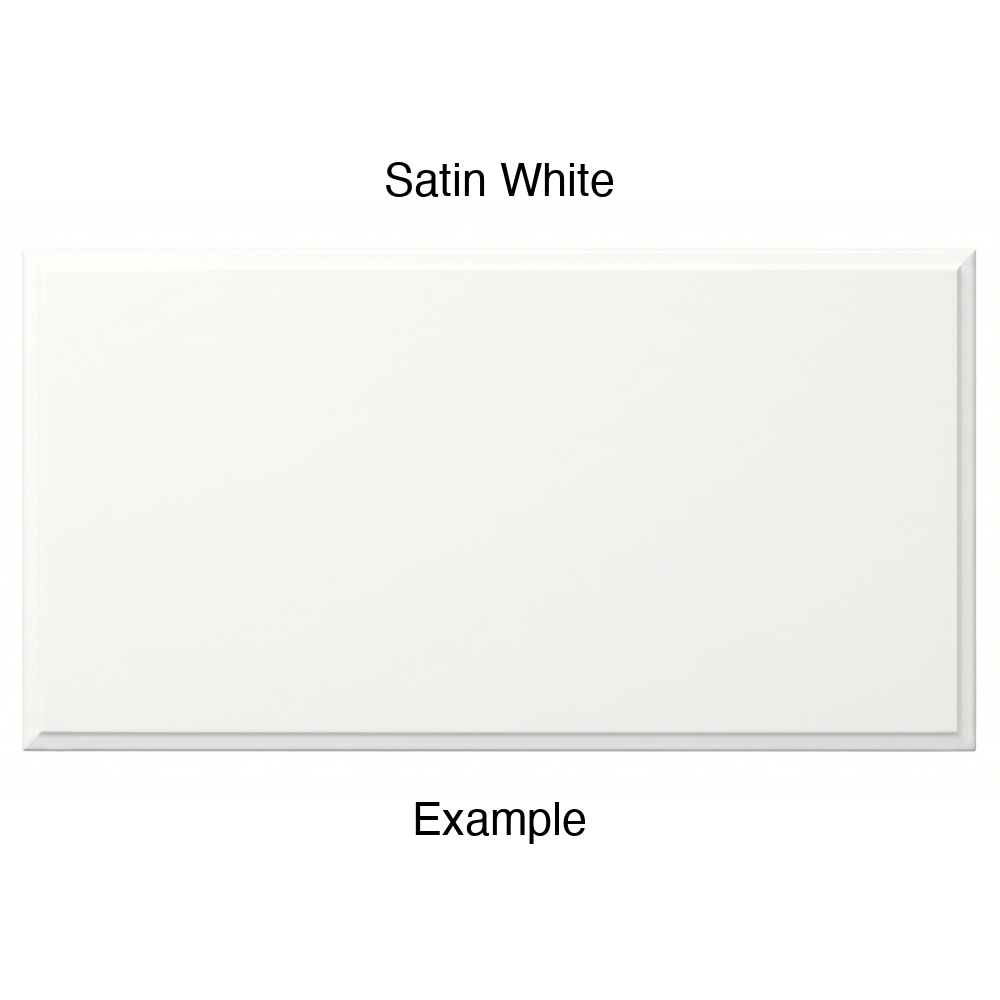 RR980 Thermofoil (Adobe Style) Drawer Front, Solid, in Satin White