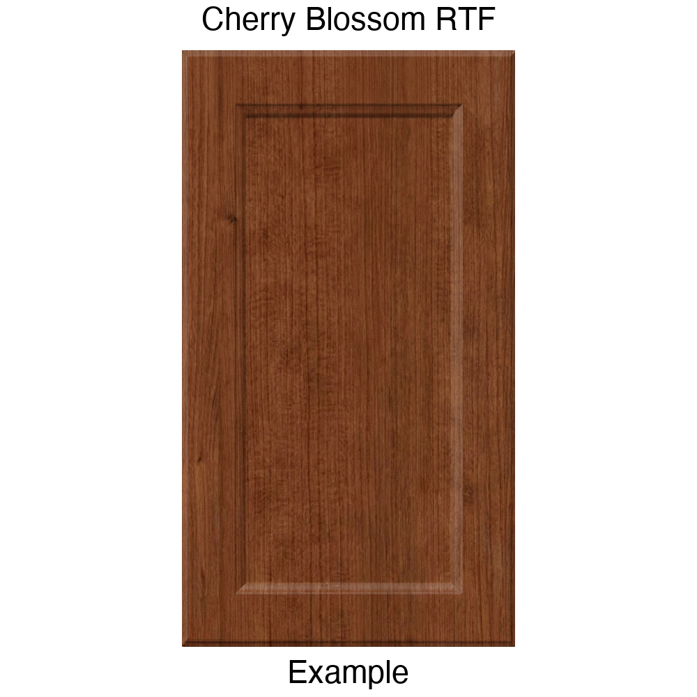 RR980 Recessed Panel Thermofoil Cabinet Door (Adobe Style) in Cherry Blossom