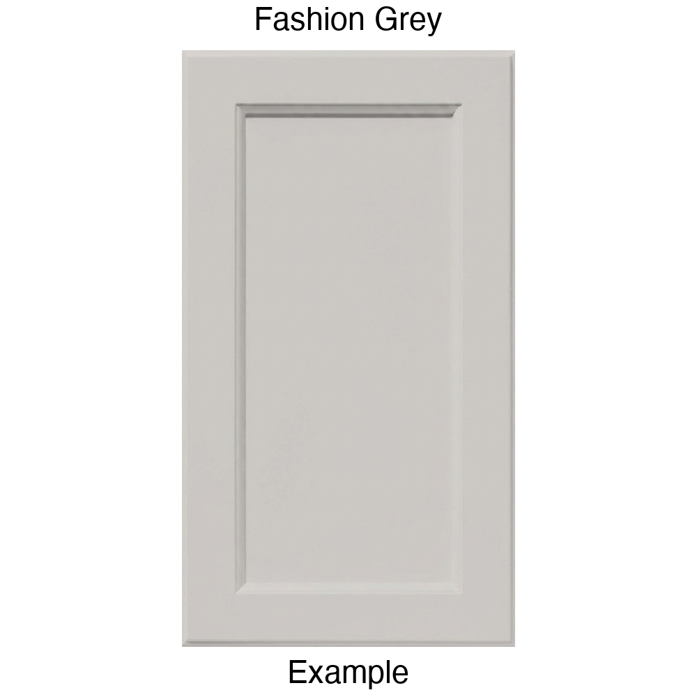 RR980 Recessed Panel Thermofoil Cabinet Door (Adobe Style) in Fashion Grey