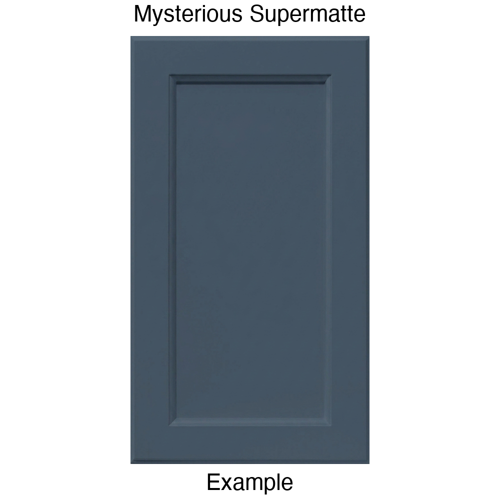 RR980 Recessed Panel Thermofoil Cabinet Door (Adobe Style) in Mysterious Supermatte