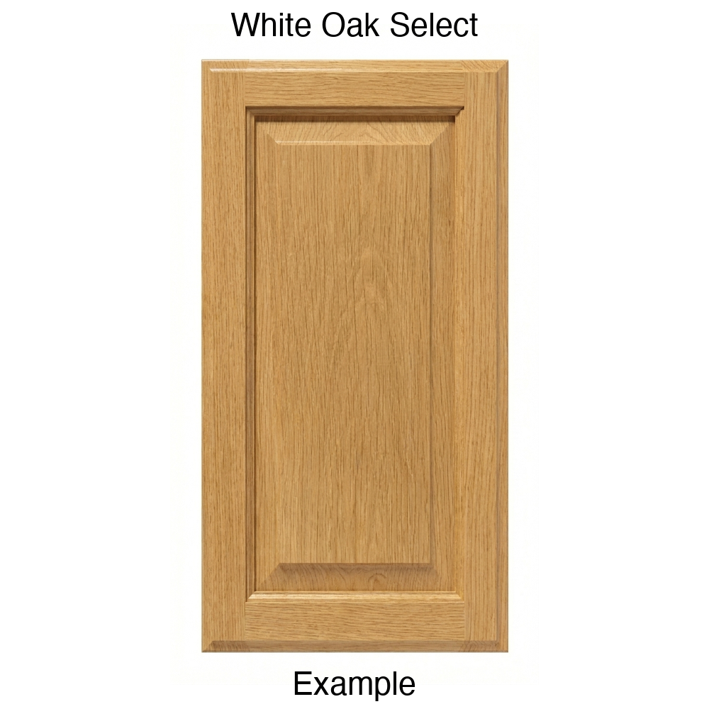 Revere Raised Panel Cabinet Door in White Oak Select