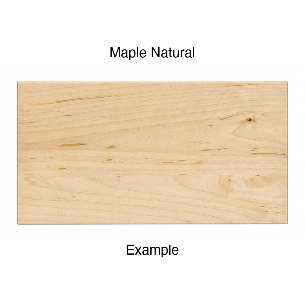 Shaker Drawer Front, Solid, in Maple Natural