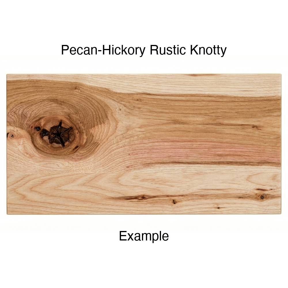 Tacoma Drawer Front (Plank Style) in Pecan-Hickory Rustic Knotty