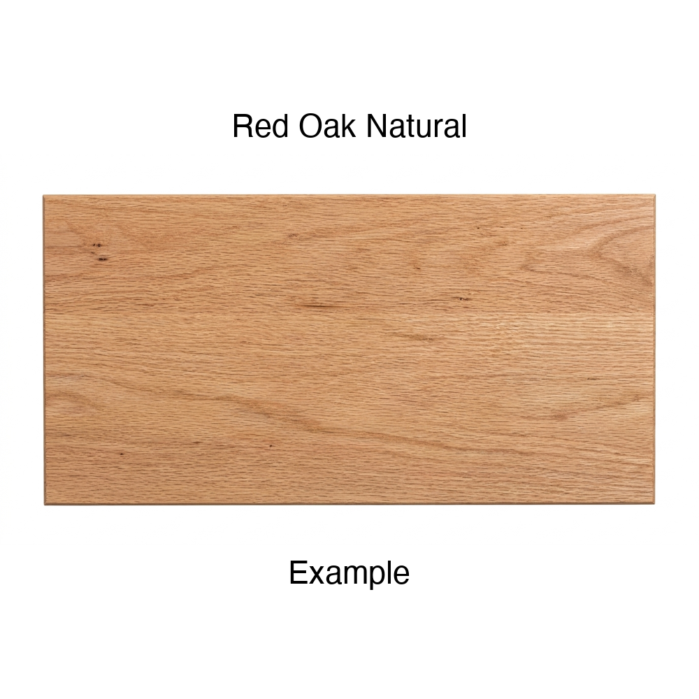 Alpine Drawer Front, Solid, in Red Oak Natural