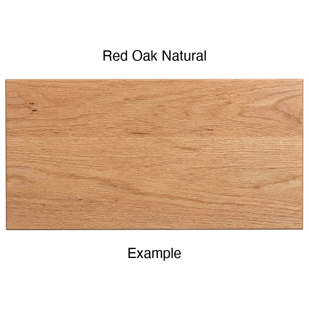 Tacoma Drawer Front (Plank Style) in Red Oak Natural