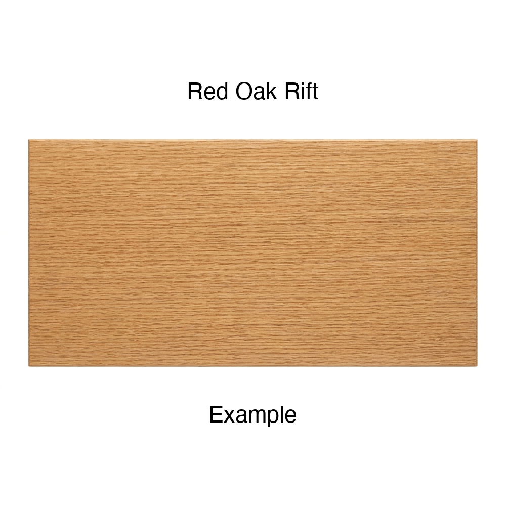 Harmony Drawer Front, Solid, in Red Oak Rift