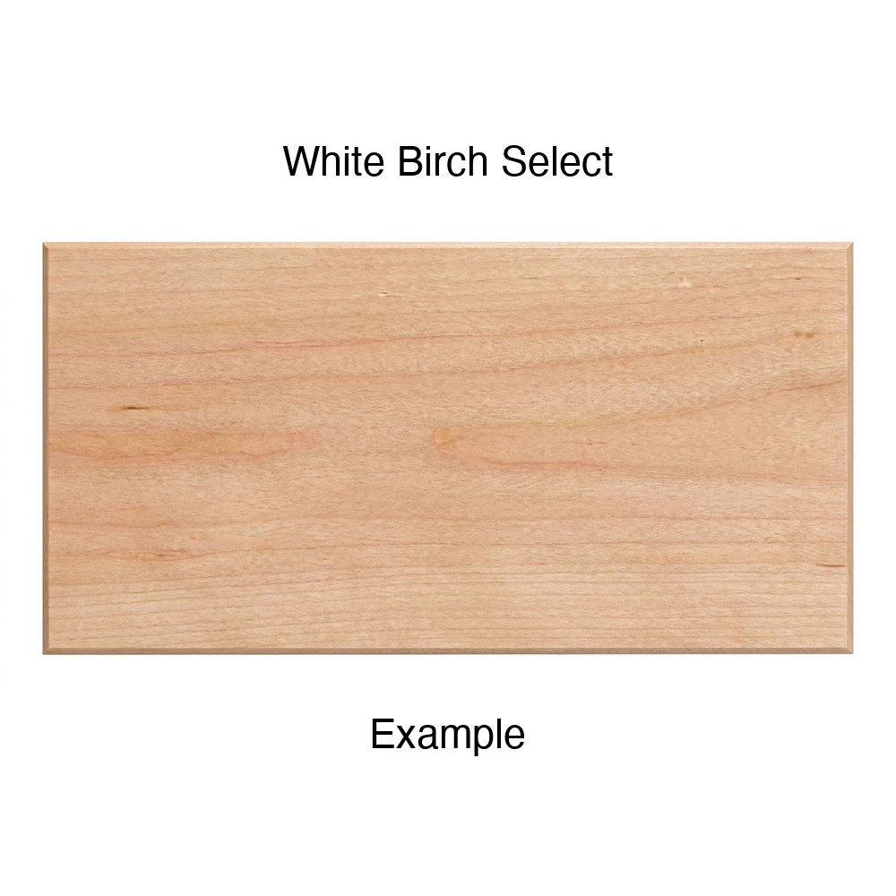 Alpine Drawer Front, Solid, in White Birch Select