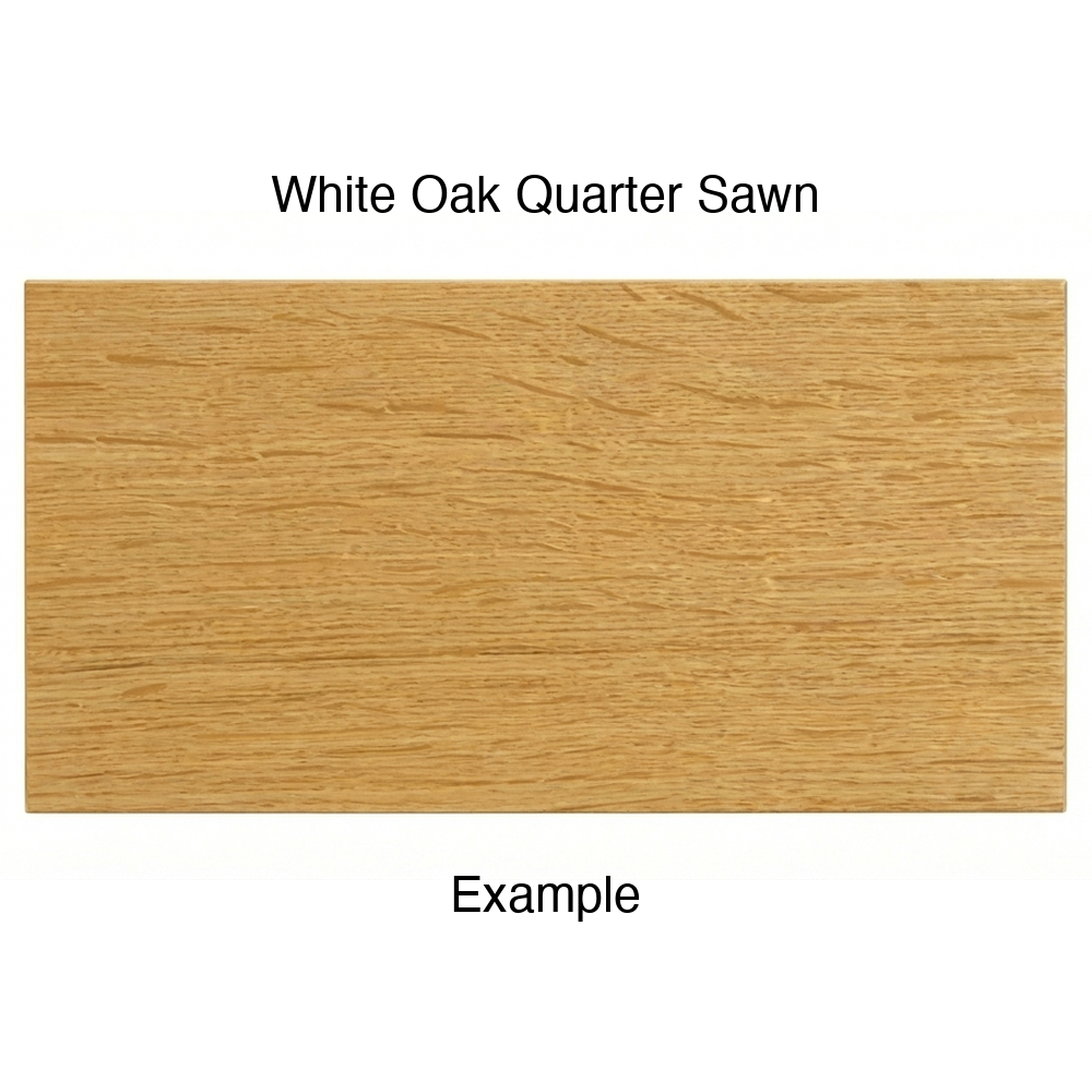 Tacoma Drawer Front (Plank Style) in White Oak Quarter Sawn