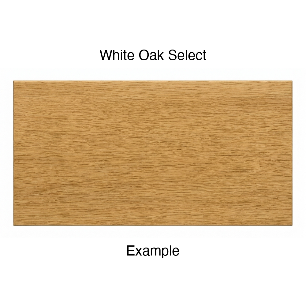 Shaker Drawer Front, Solid, in White Oak Select