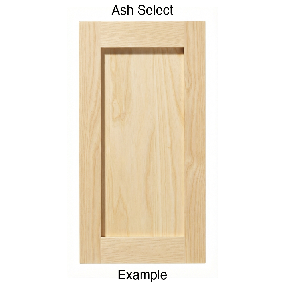 Shaker Recessed Panel Cabinet Door in Ash Select