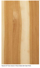 The Tacoma plank style cabinet door also known as Flat or Slab style doors
