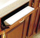 Plastic tilt out sink tray in white