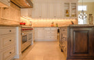 Kitchen remodel showing Tuscany cabinet doors