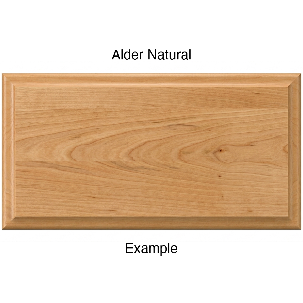 Adobe Drawer Front, Solid, in Alder Natural