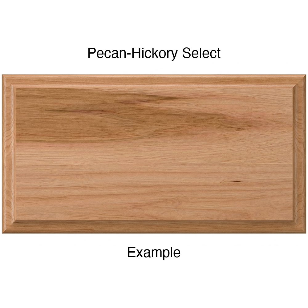 Adobe Drawer Front, Solid, in Pecan-Hickory Select