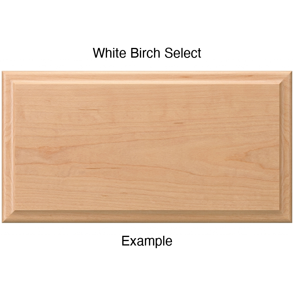Adobe Drawer Front, Solid, in White Birch Select