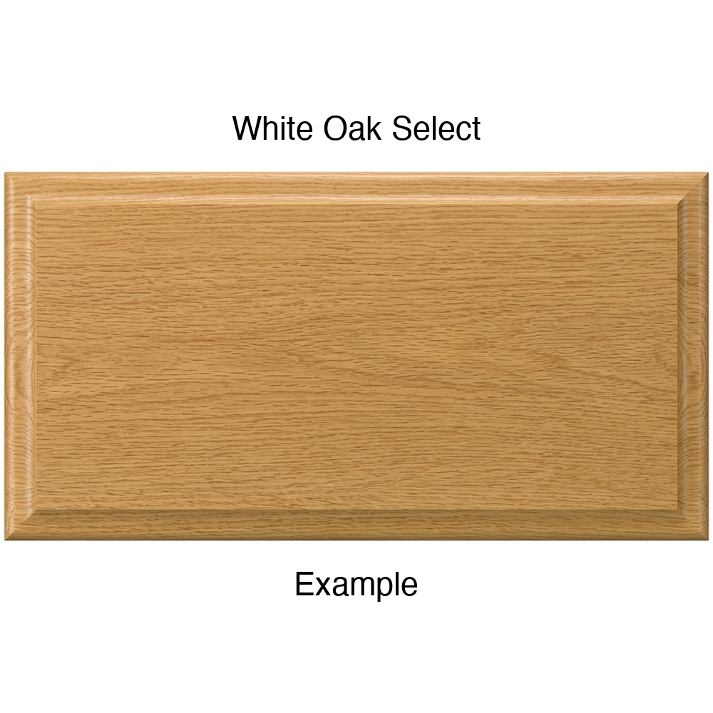 Adobe Drawer Front, Solid, in White Oak Select