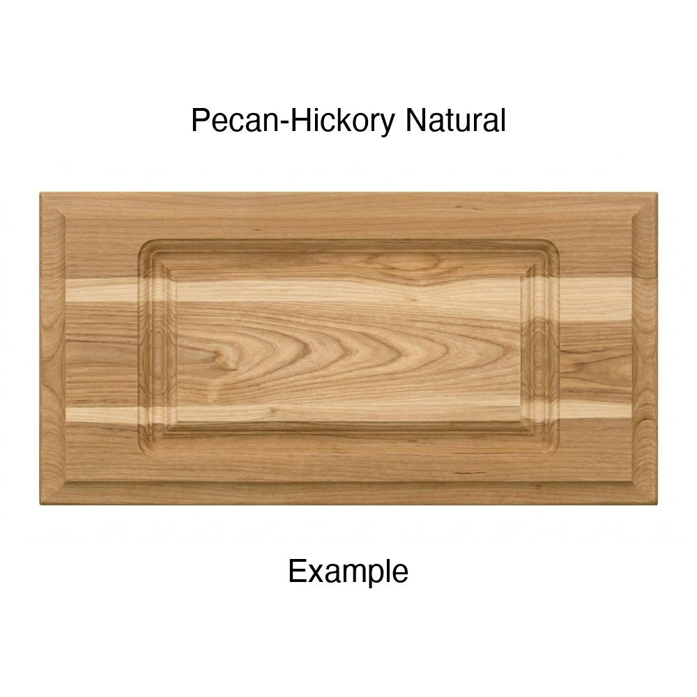 Adobe Drawer Front, Routed, in Pecan-Hickory Natural