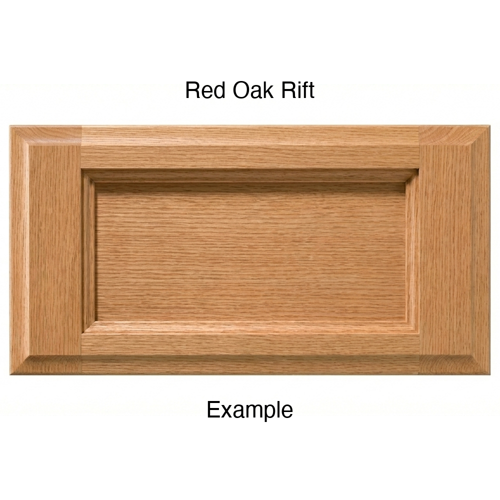 Adobe Drawer Front, 5-Piece, in Red Oak Rift