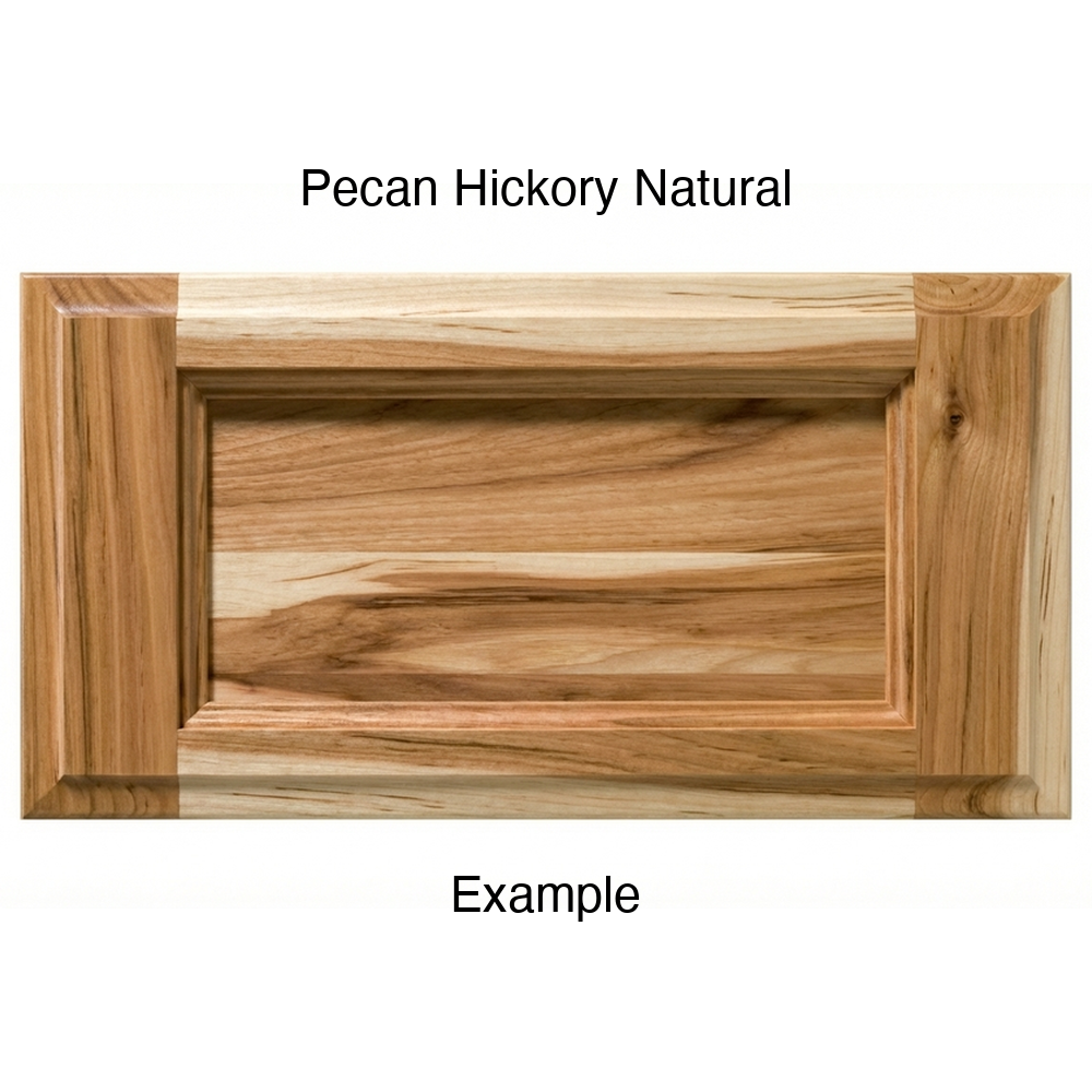 Adobe Drawer Front, 5-Piece, in Pecan-Hickory Natural