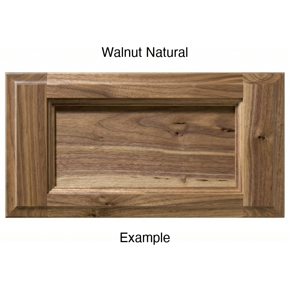 Adobe Drawer Front, 5-Piece, in Walnut Natural