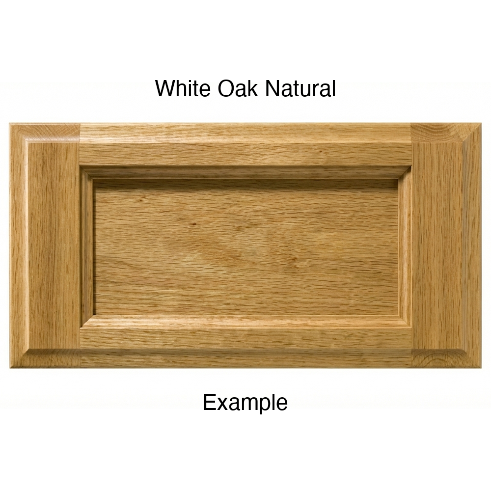 Adobe Drawer Front, 5-Piece, in White Oak Natural