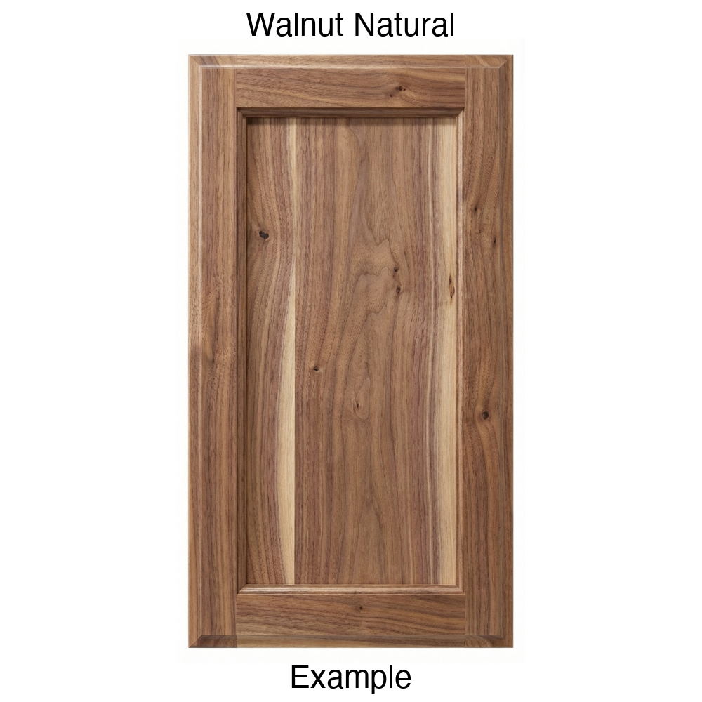 Adobe Recessed Panel Cabinet Door in Walnut Natural