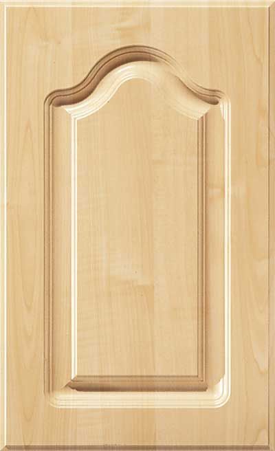 Cathedral arch raised panel thermofoil cabinet door