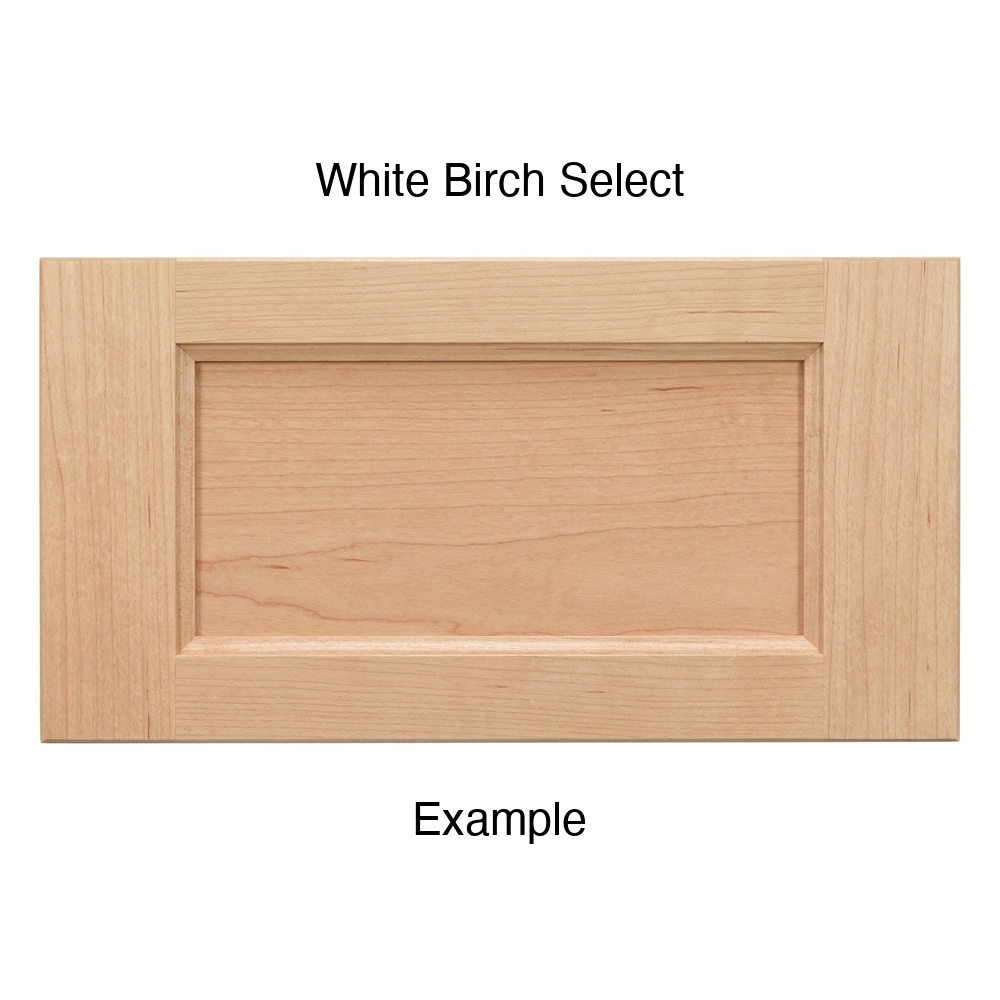 Alpine Drawer Front, 5-Piece, in White Birch Select