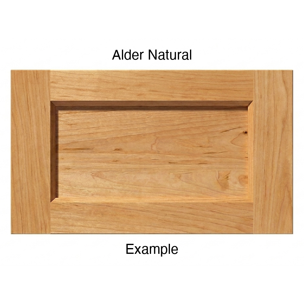 Artesia Drawer Front, 5-Piece, in Alder Natural