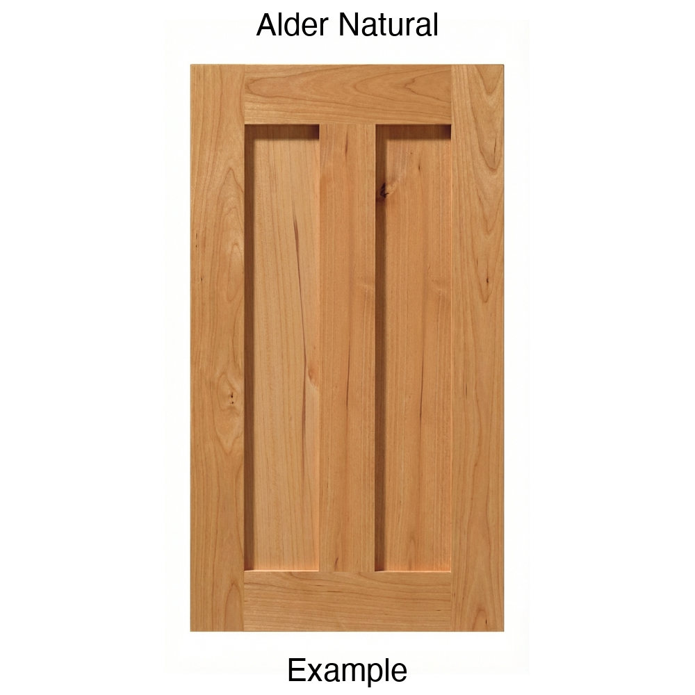 Auburn Recessed Panel Cabinet Door in Alder Natural