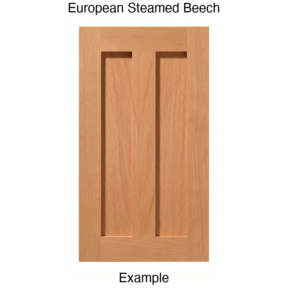 Auburn Recessed Panel Cabinet Door in European Steamed Beech