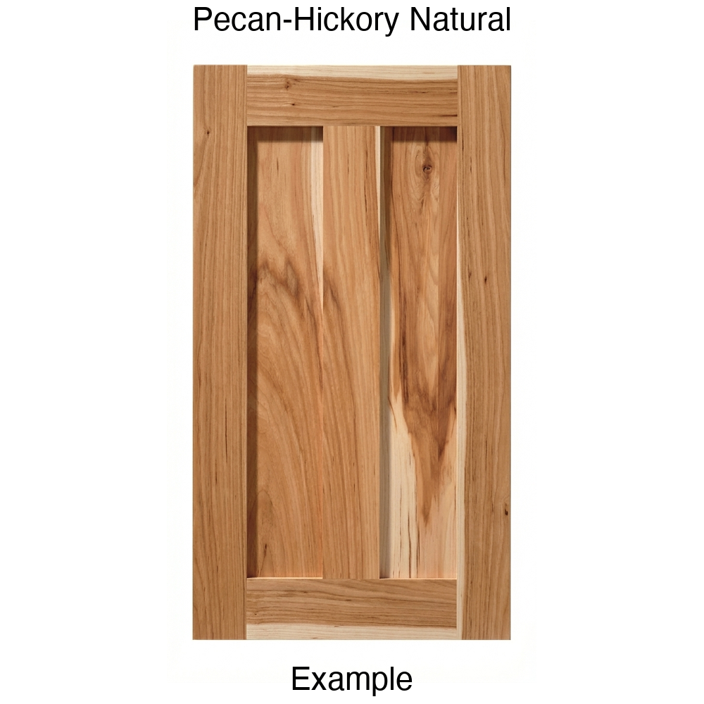 Auburn Recessed Panel Cabinet Door in Pecan-Hickory Natural