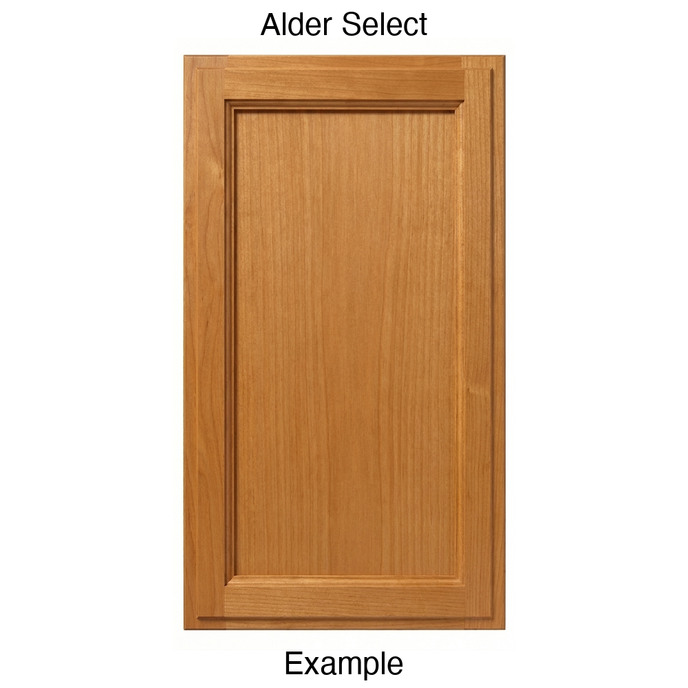 Bronco Recessed Panel Cabinet Door in Alder Select